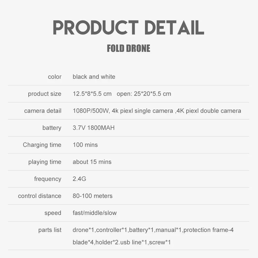 Xiaomi E88Pro RC Drone 4K Professinal With 1080P Wide Angle HD Camera Foldable Helicopter WIFI FPV Height Hold Gift Toy 2024 - RBFIBRE