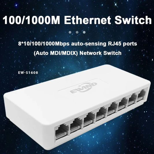 10/100/1000Mbps Ethernet Switch 5/8 Ports RBFIBRE