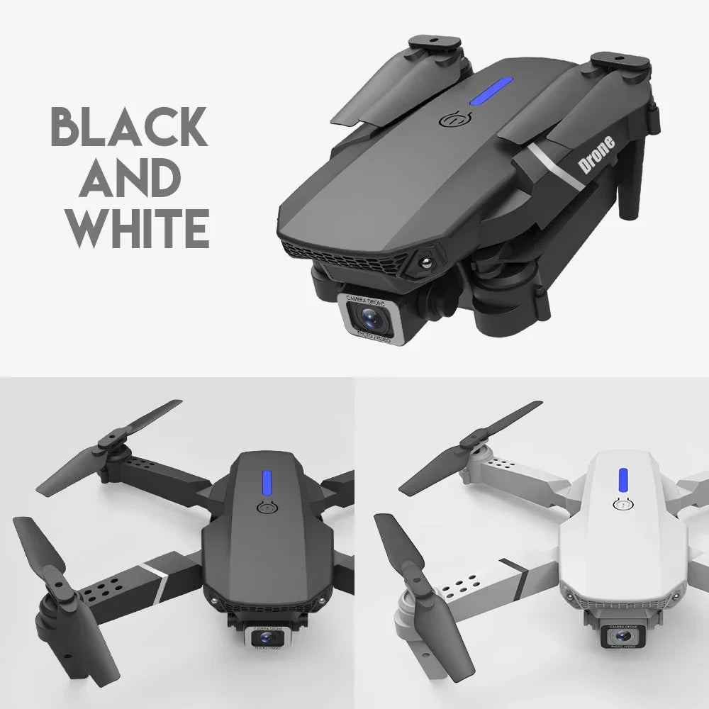 Xiaomi E88Pro RC Drone 4K Professinal With 1080P Wide Angle HD Camera Foldable Helicopter WIFI FPV Height Hold Gift Toy 2024 - RBFIBRE