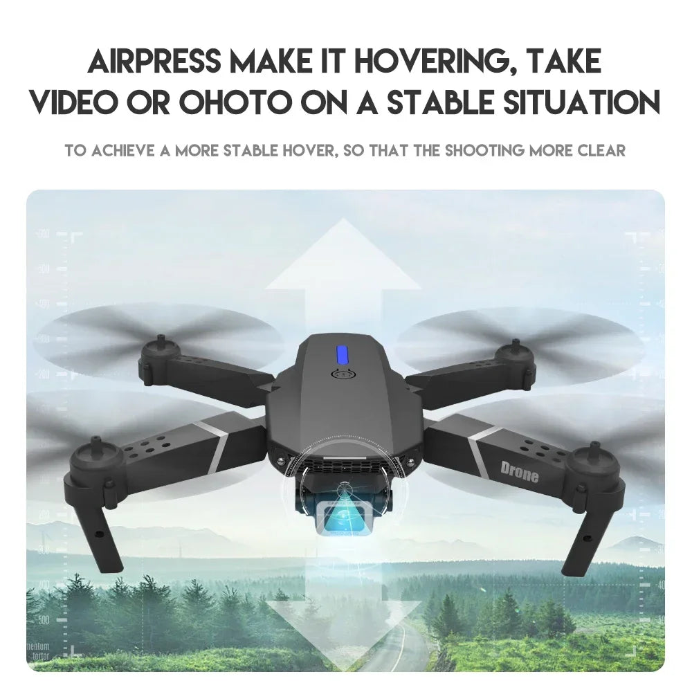 Xiaomi E88Pro RC Drone 4K Professinal With 1080P Wide Angle HD Camera Foldable Helicopter WIFI FPV Height Hold Gift Toy 2024 - RBFIBRE