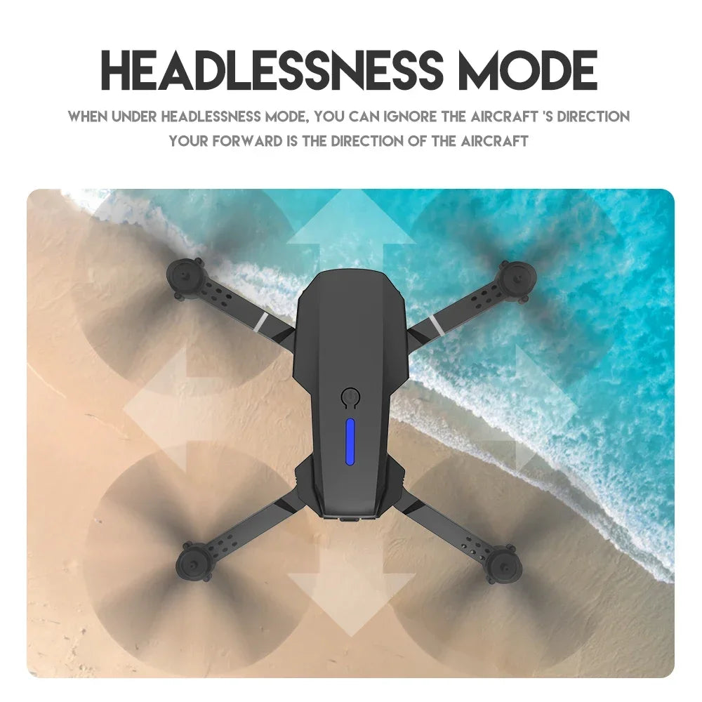 Xiaomi E88Pro RC Drone 4K Professinal With 1080P Wide Angle HD Camera Foldable Helicopter WIFI FPV Height Hold Gift Toy 2024 - RBFIBRE