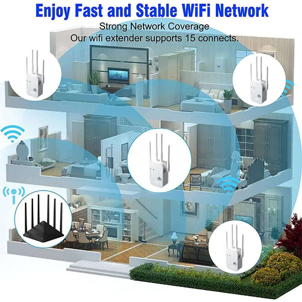 1200Mbps WiFi Repeater RBFIBRE