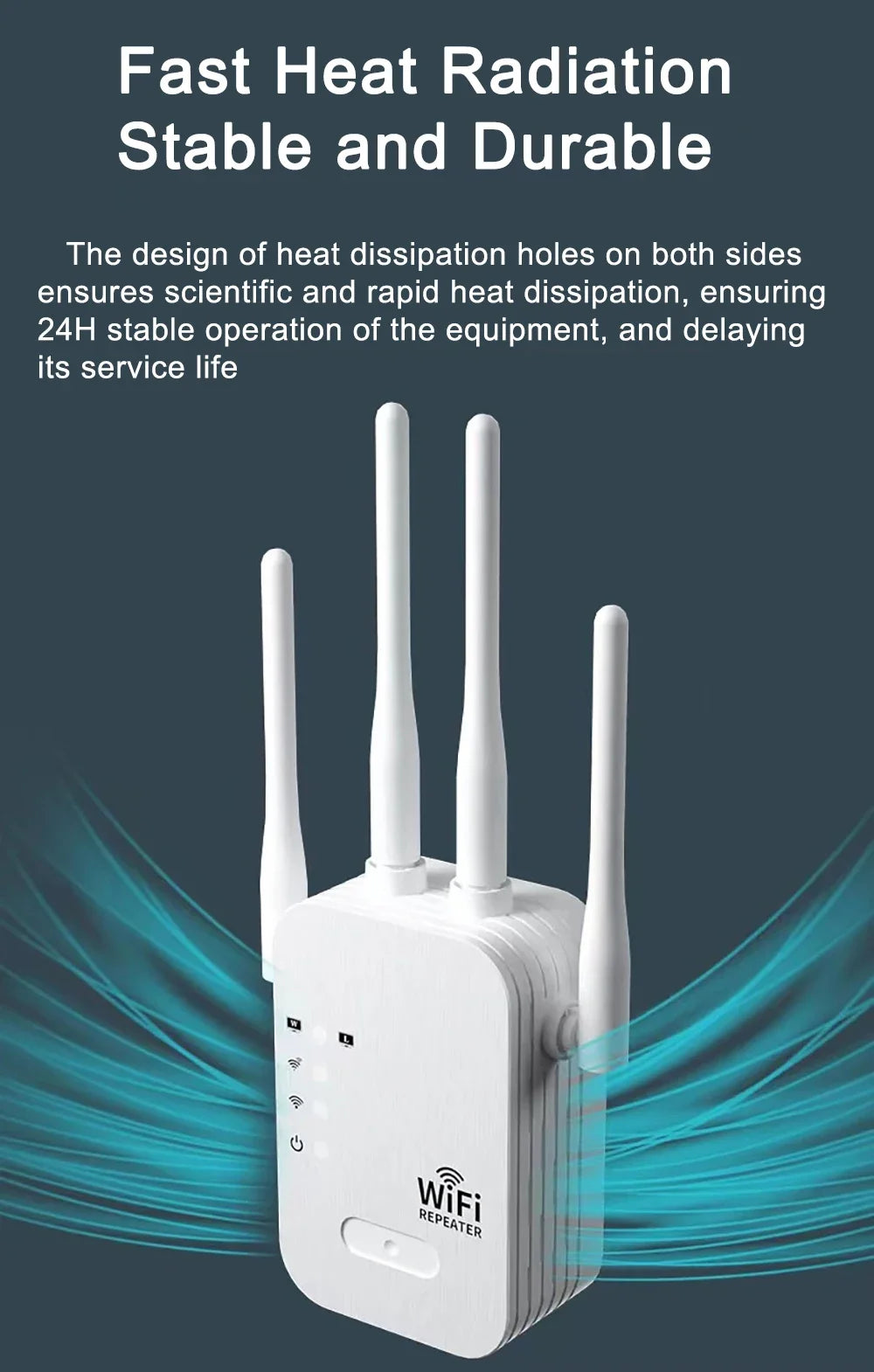 1200Mbps WiFi Repeater RBFIBRE